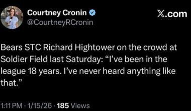 Richard Hightower on the crowd last Saturday