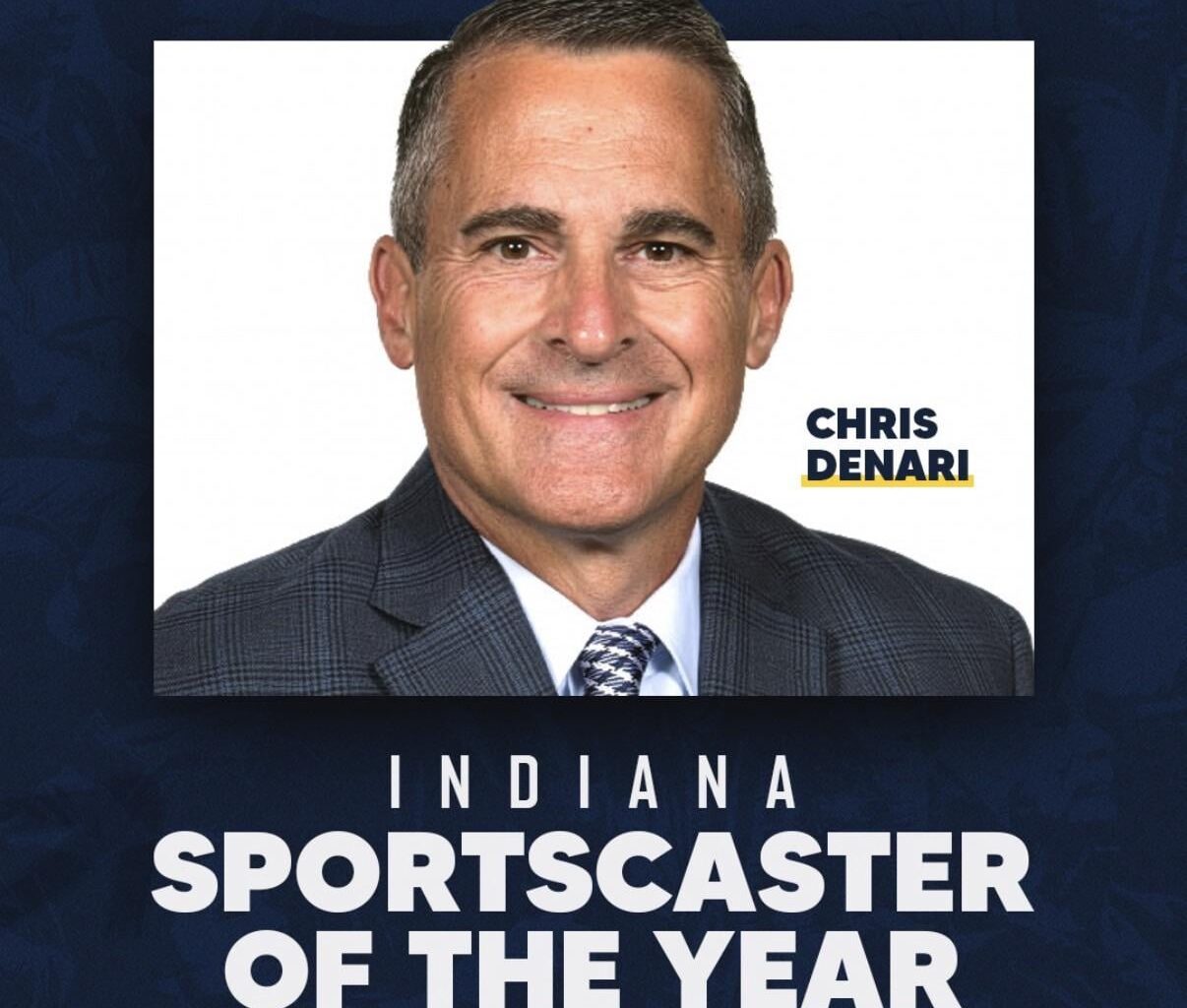 Chris Denari has been named the 2025 Sportscaster of the Year!!