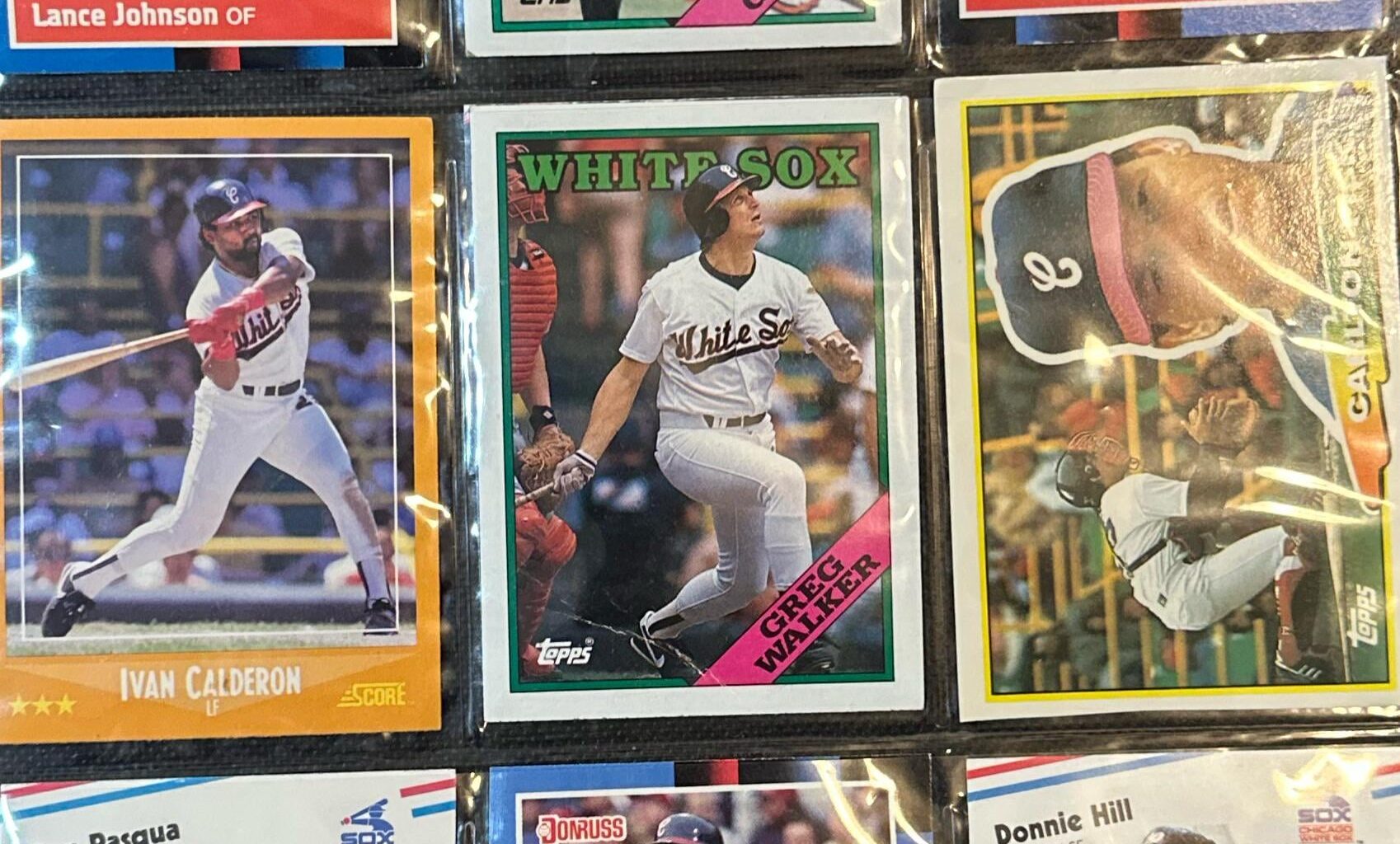 1988 opening day lineup; should I keep the one dog rated rookie or get his topps card that looks like Fisk’s?