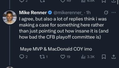 [Mina Kimes] ESPN Mina Kimes voted Drake Maye for MVP