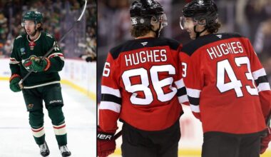 Hughes Bowl 3: Quinn, Jack and Luke Hughes face off for the first time in Minnesota