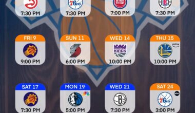 January Knicks schedule - iPhone wallpaper