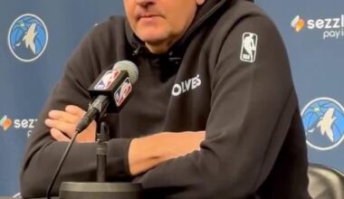 Chris Finch speaks on yesterday's tragedy: "For the 2nd time in less than 3 weeks, we've lost another beloved member of our community in the most unimaginable way, as an organization, we're heartbroken for what we're having to witness and endure and watch, we just want to extend our prayers..."