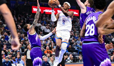 Gilgeous-Alexander scores 46 points as Thunder halt rare skid with OT win over Jazz