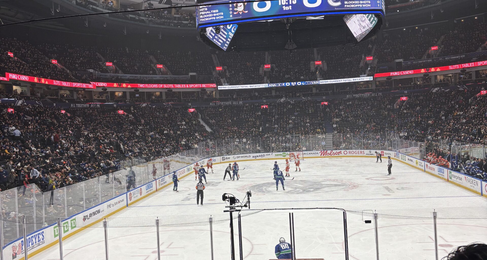 Where my ducks fans at in Roger’s arena ??