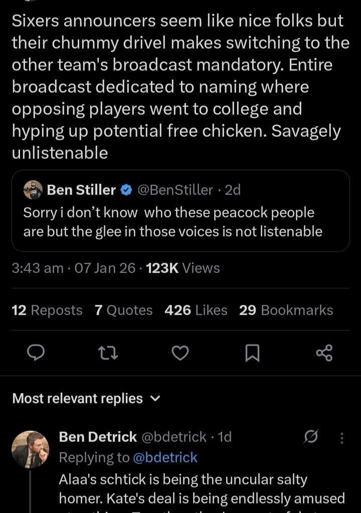 Honest thoughts on Kate and Alaa as announcers?