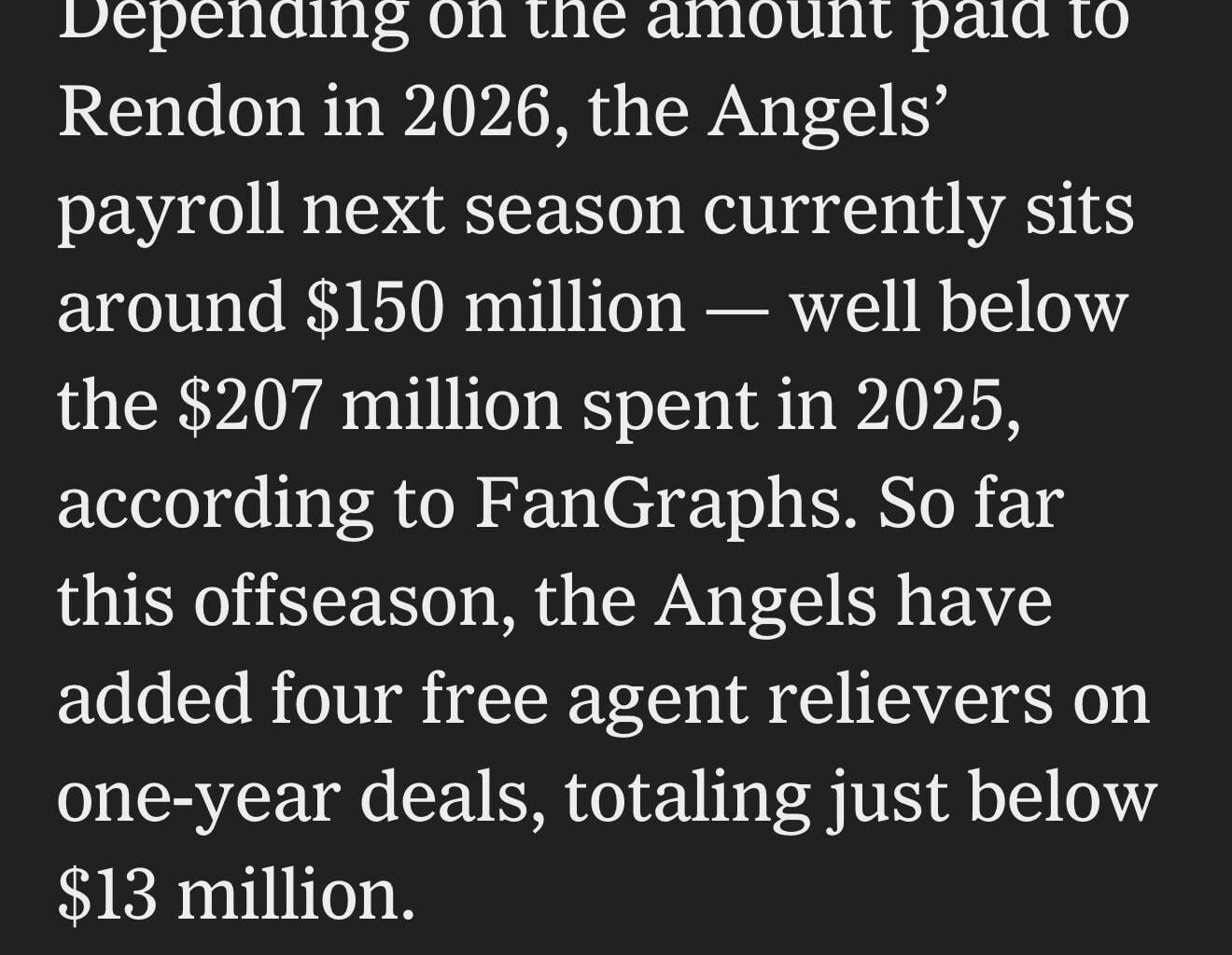 Angels saved millions with Rendon’s restructured contract. Will they spend it in 2026?