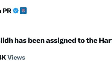 [NY Rangers PR] Anton Blidh has been assigned to the Hartford Wolf Pack.