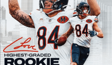 Colston Loveland Named Highest-Graded Rookie This Season