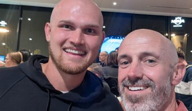 I was at the tennis last night and bumped into this bloke