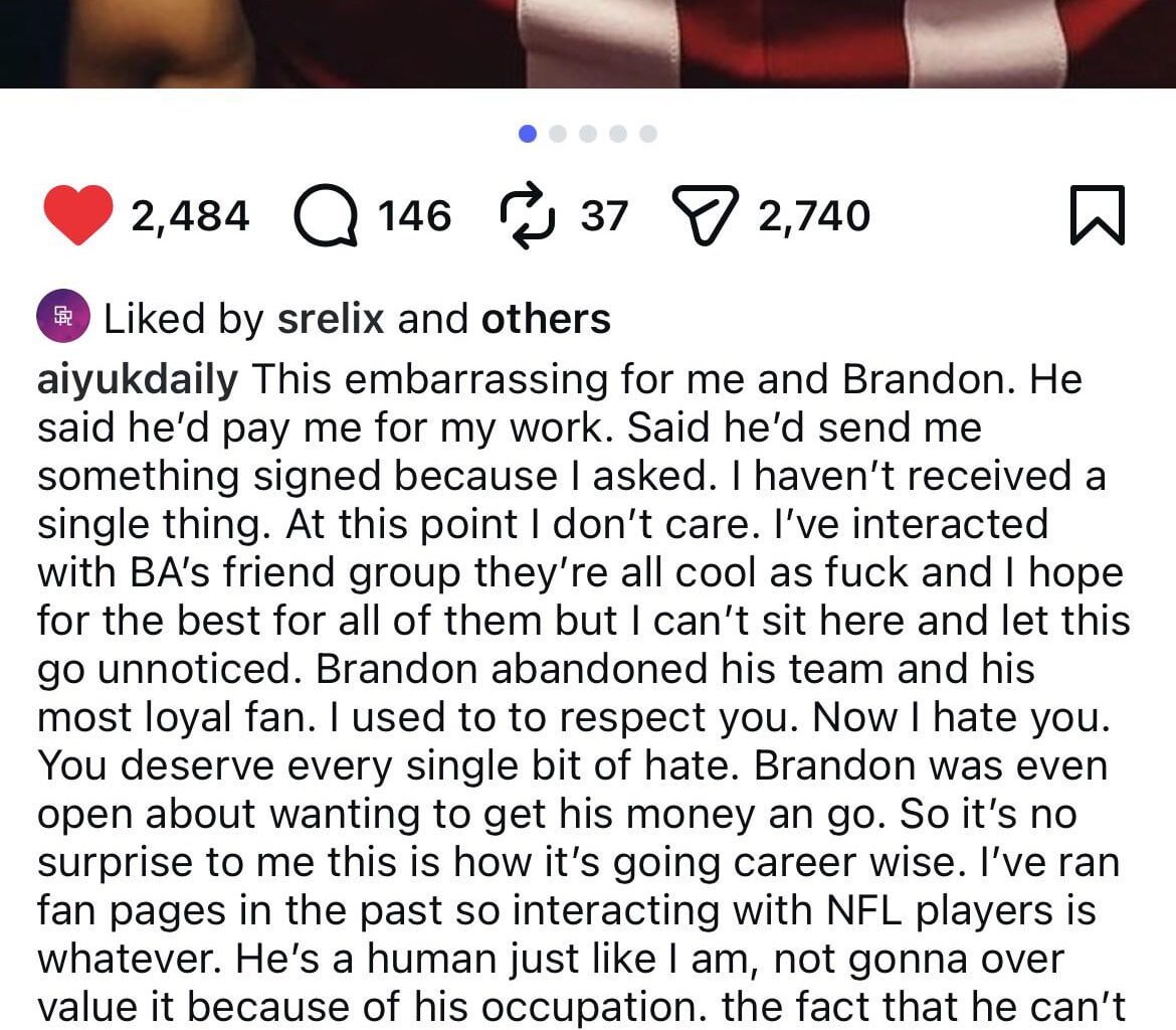 Aiyuk just seems like a POS