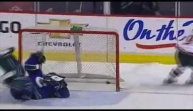 I miss this sure thing in the shootout. Everyone knew it was coming, but they simply couldn’t stop it..