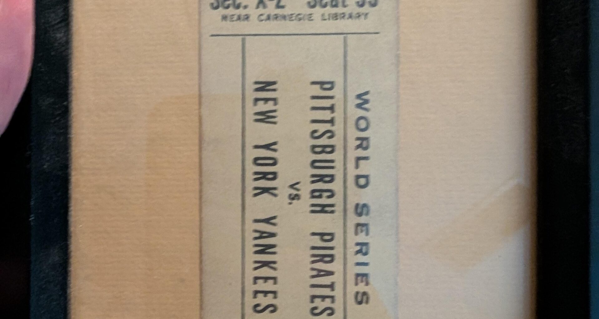 Is this an actual World Series ticket?