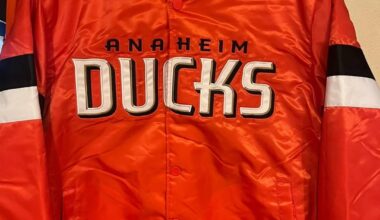 Just wanted to share some of the gear I’ve gotten this season! An orange Starter jacket, white Vans, and the orange home jersey!