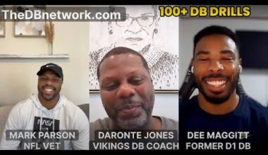 (New Commanders Def Coordinator) Vikings Def Pass Game Coordinator: Daronte Jones' Rise & DB Development Insights! (The DB Network)