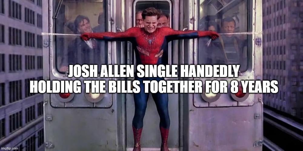 Finding out today that the Bills FO has been toxic and incompetent, but elite QB play covered it up.