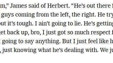 Straight talk from Derwin