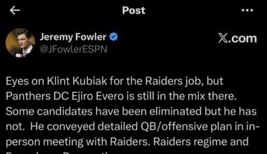 [Fowler]Between Kubiak and Evero for the Raiders job