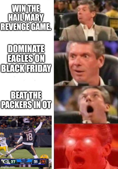 What its like to be a Bears Fan in 25/26 (Updated):