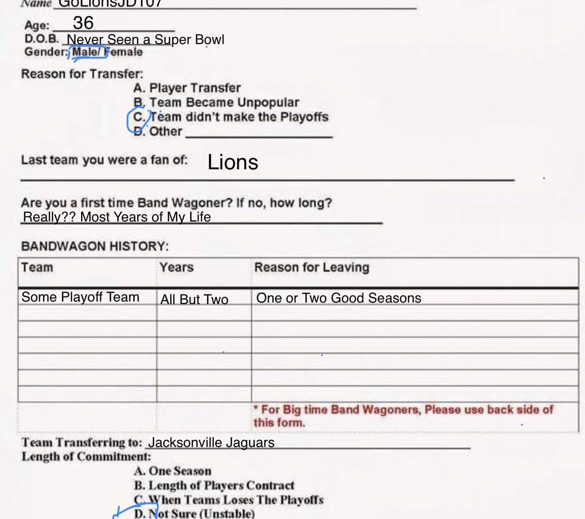 Submitting My Fan Bandwagon Request for Approval…