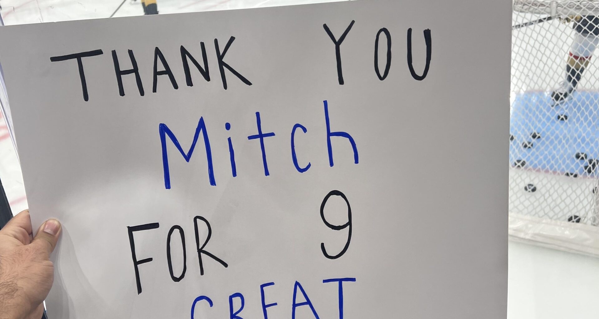 Thank you Mitch!!! We appreciate all you did for the leafs!!!