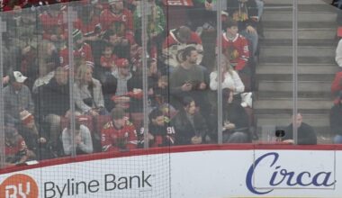 Caleb at Hawks game tonight