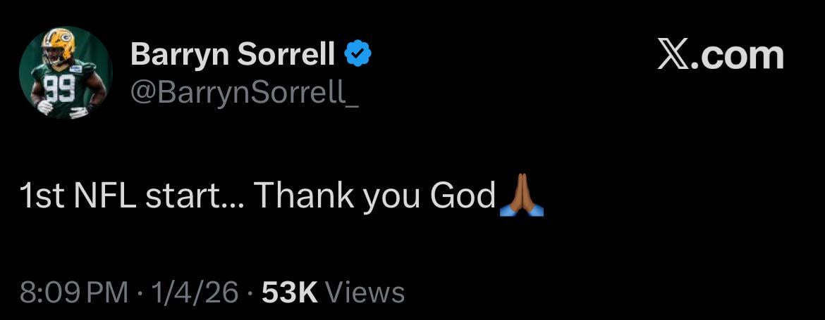 Player of the game today