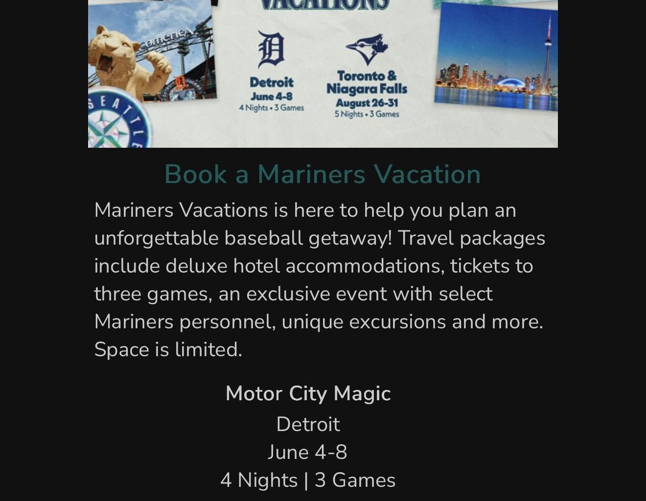 looks like the mariners are mounting an offensive against the yearly canadian invasion