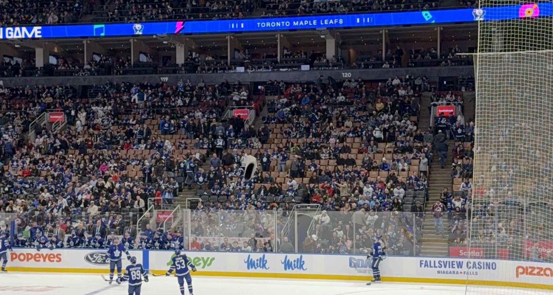 First hockey game as an Avs fan from Toronto! (Nelson’s hat trick)
