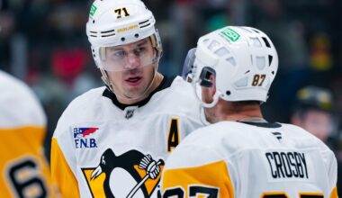 The Pittsburgh Penguins are now 117-10-7 in games where both Sidney Crosby and Evgeni Malkin score