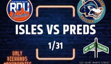 Isles meet ups Raleigh. January meet up, 1/31