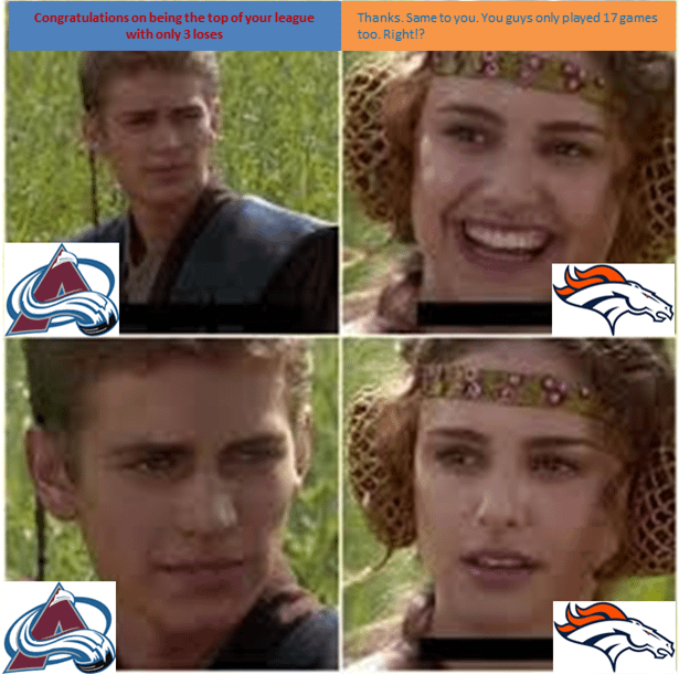 This is not to short sell the amazing feat the Broncos pulled off, but to emphasize how monotonal the Aves season has been.