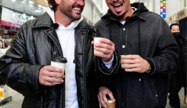 Jung Hoo Lee, Willy Adames, and Tony Vitello explore Namdaemun Market with Chef Choi Hyun-seok