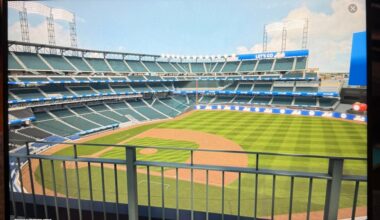 Is 3D seat map accurate regarding fence blocking view (section 406)