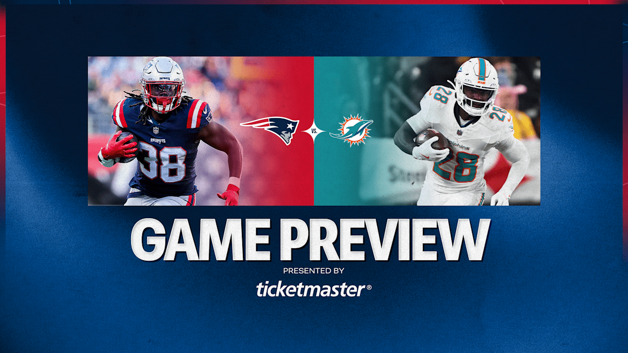 Official Gameday - Patriots vs Dolphins - Pregame Thread