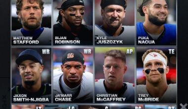 Jack Campbell and Penei Sewell first team all pro