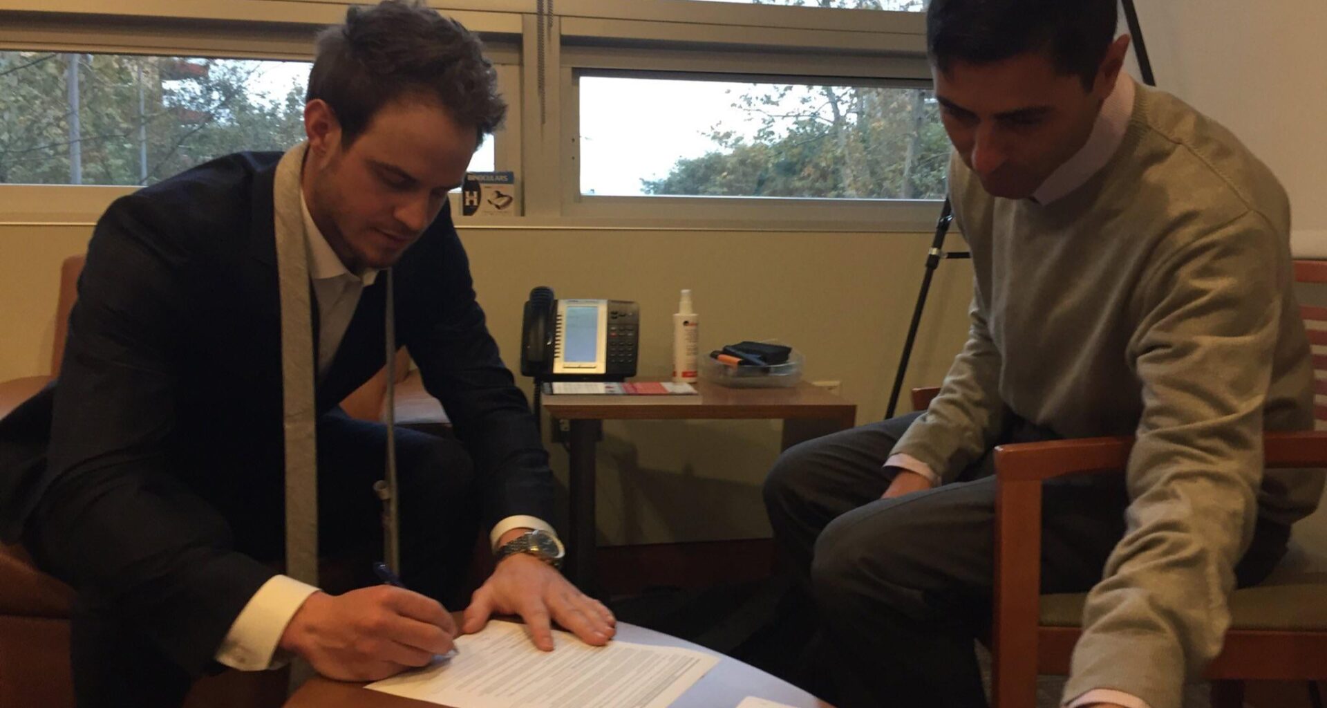 Wil Myers signing his 6 year contract extension…back in 2017.
