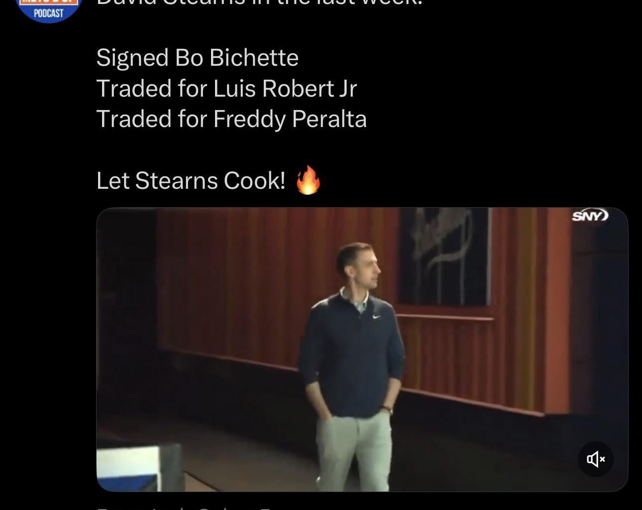 Stearns really locked it in