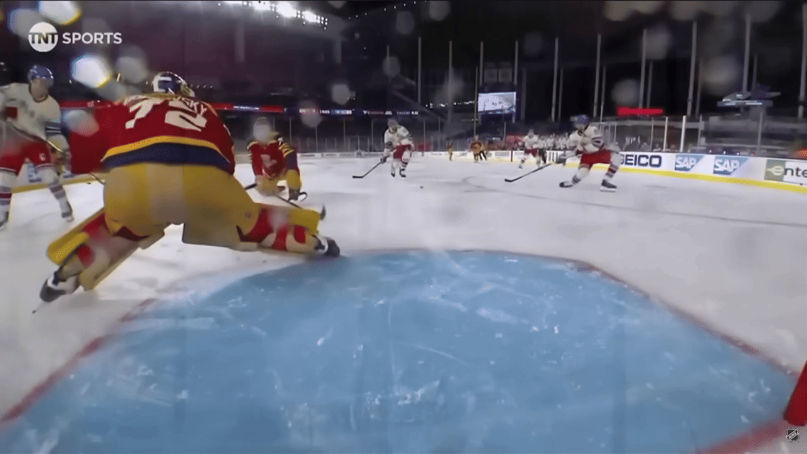 When the net cam gets that perfect replay