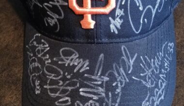 Autographed hat help