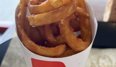 Free curly fries today