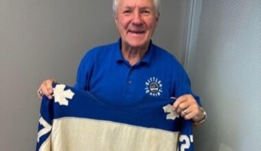[Hornby] Darryl Sittler reunited with Leafs jersey from 10‑point game