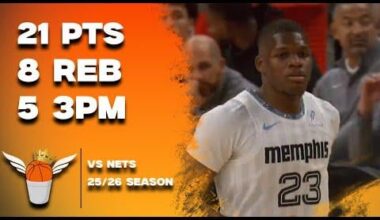 Cedric Coward 21 Points vs Nets Full Highlights! (1/11/2026)