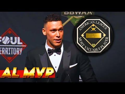 [Foul Territory] Aaron Judge Accepts 2025 AL MVP Award | Full Acceptance Speech