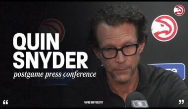 Quin Snyder, on Christian Koloko: "Christian, his first game, to be thrown in those situations, and then when O fouled out, to go back in the game, shows a lot of poise. It was big for us to have those minutes today