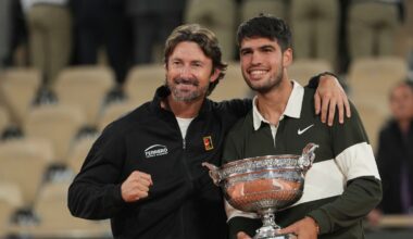 Alcaraz and Ferrero split as a player-coach partnership in December, with the latter stating that disagreement over a new contract between his team and Alcaraz’s team had led to the decision. (AP Photo)