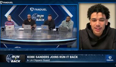[Run It Back] Clippers rookie Kobe Sanders on the vibes in the Clippers locker room recently: "Definitely a lot better than how we started. The main thing is our leadership ... Block out the drama. Block out the outside noise."