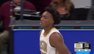 Loud MVP Chants for JB in Barclays Center after getting an AND1 coast to coast