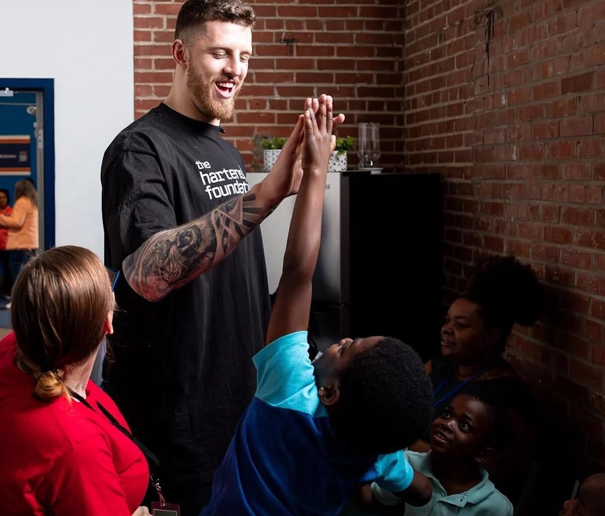 Hartenstein donated to the City Rescue Mission in OKC which helped pay for meals for the homeless, and made sure no one was turned away during the freezing temperatures this past weekend.