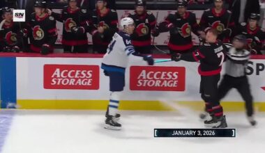 Logan Stanley suspended one game for roughing Brady Tkachuk